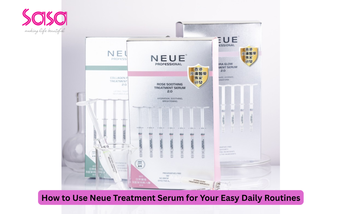 How to Use Neue Treatment Serum for Your Easy Daily Routines