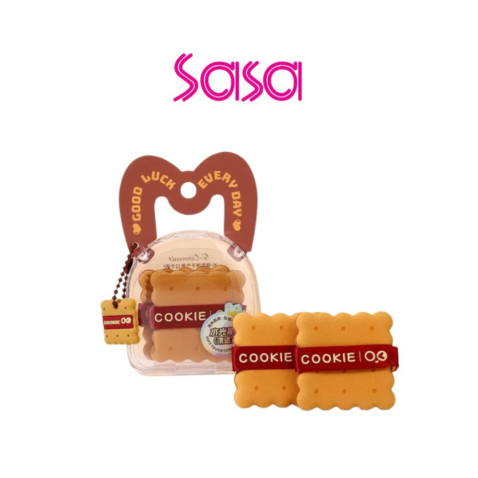 SQUARE COOKIE MAKEUP SPONGE (2'S) SQUARE COOKIE MAKEUP SPONGE (2'S)