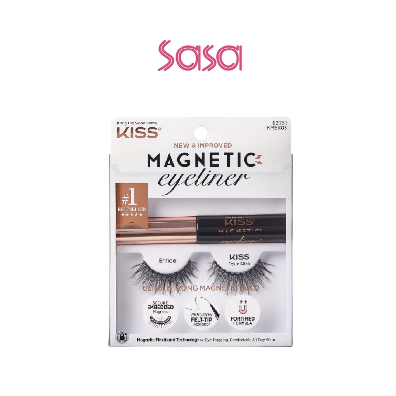 KISS MAGNETIC EYELINER & LASH KIT 2.0