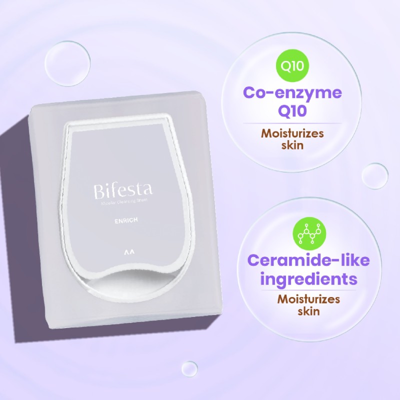 BIFESTA CLEANSING SHEET 46'S (ENRICH)