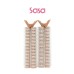 HAIR ROLLER CLIPS 2PCS (DUSTY ROSE)