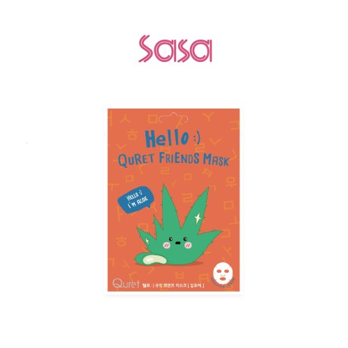 HELLO QURET FRIENDS MASK (ALOE) 1'S