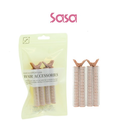 HAIR ROLLER CLIPS 2PCS (DUSTY ROSE)