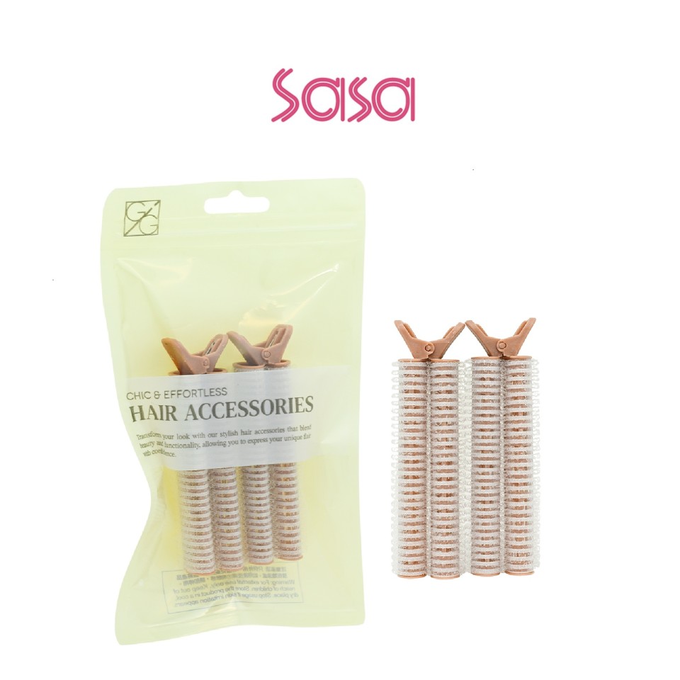 HAIR ROLLER CLIPS 2PCS (DUSTY ROSE)