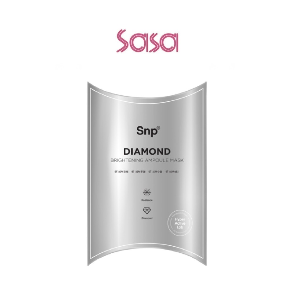 DIAMOND BRIGHTENING AMPOULE MASK 10'S