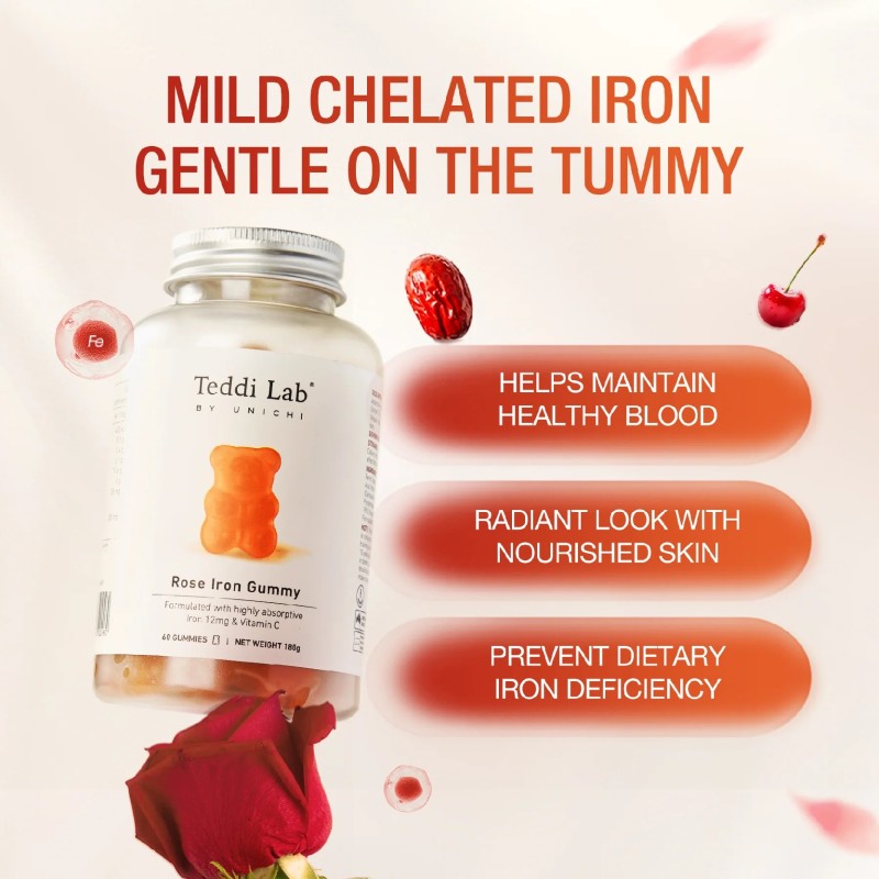 TEDDI LAB ROSE IRON GUMMY (180G)
