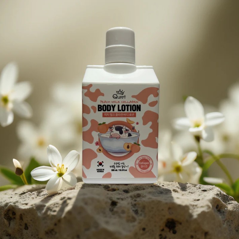 PEACH MILK COLLAGEN BODY LOTION 500ML