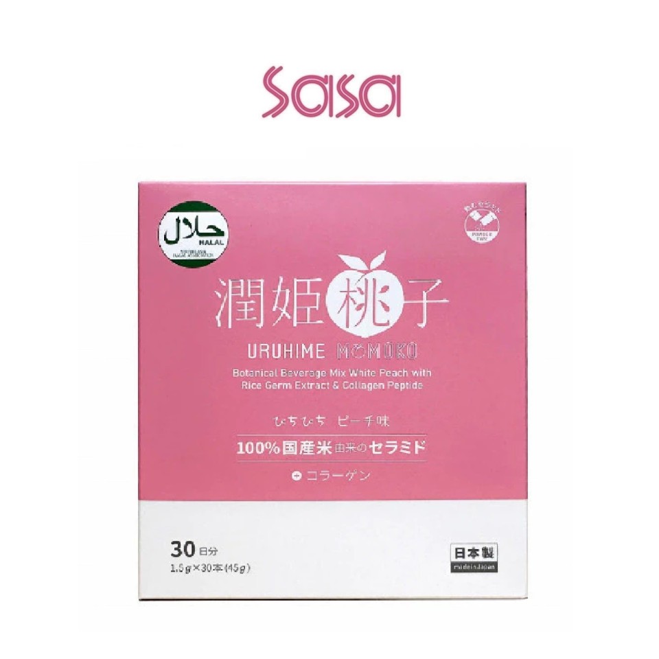 URUHIME MOMOKO BOTANICAL BEVERAGE MIX 1.5G X 30PCS