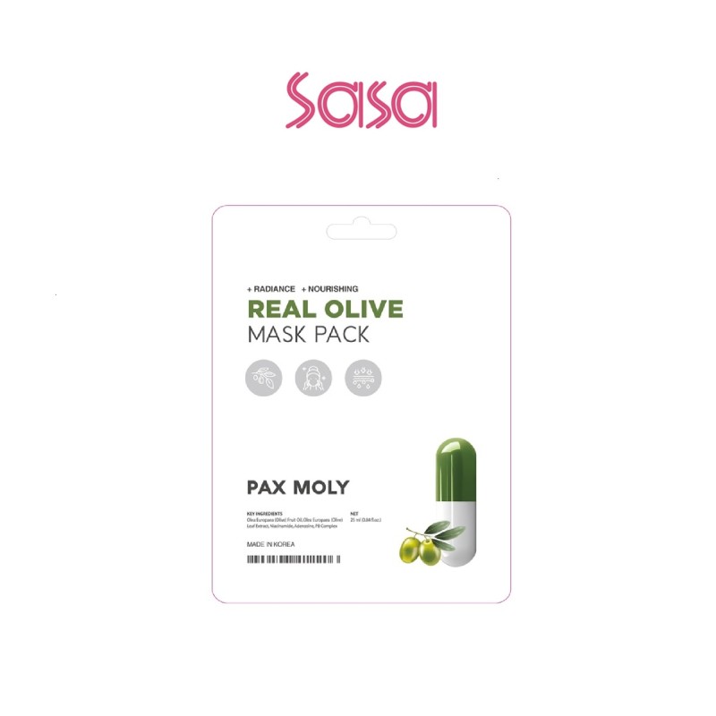 REAL OLIVE MASK PACK 1PC