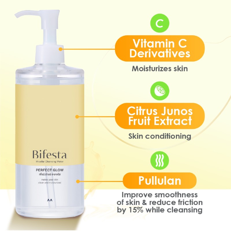 BIFESTA CLEANSING WATER 400ML (PERFECT GLOW)