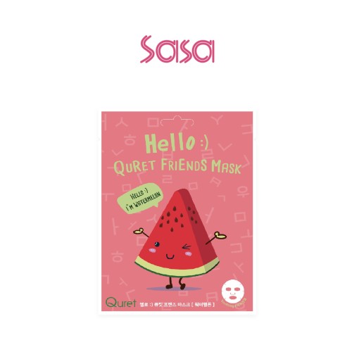 HELLO QURET FRIENDS MASK (WATERMELON) 1'S