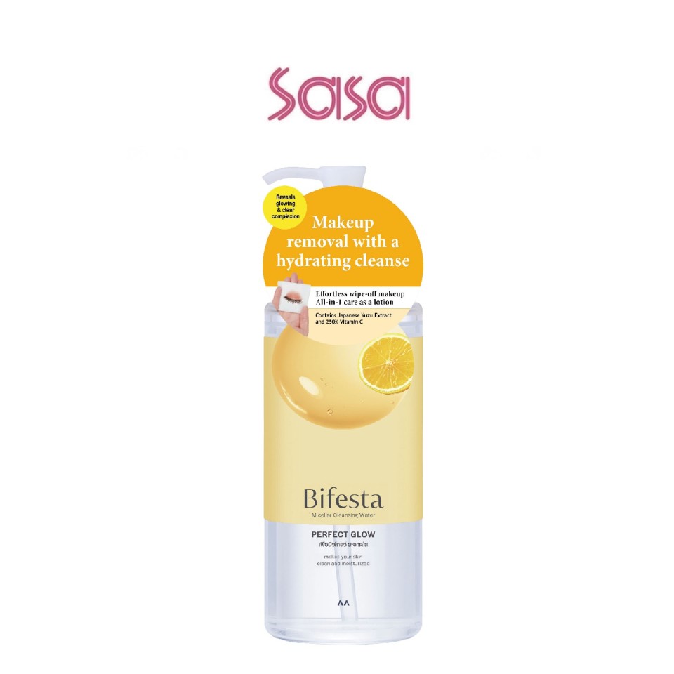 BIFESTA CLEANSING WATER 400ML (PERFECT GLOW)
