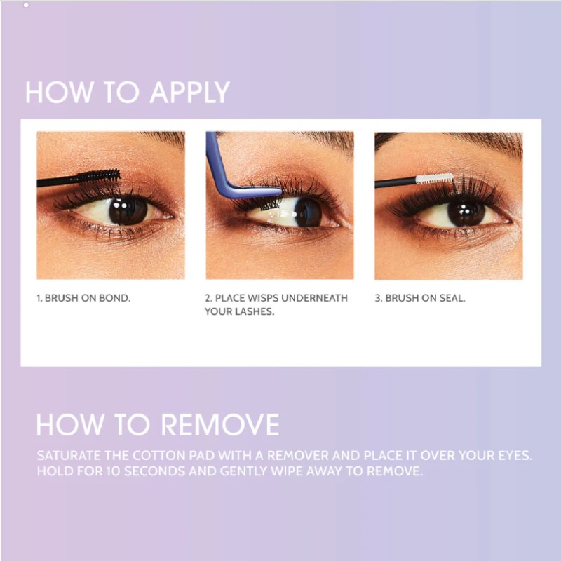 KISS FALSCARA EYELASH OVERNIGHTER BLACK