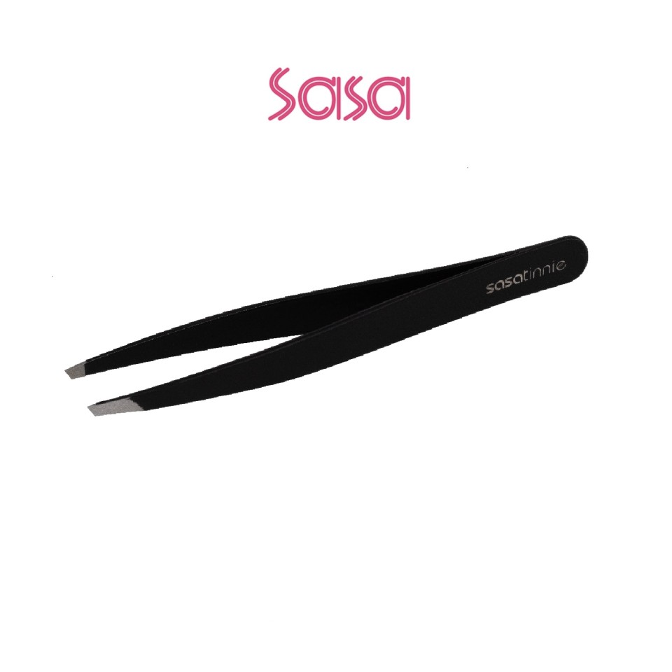 Precision Stainless Brow Tweezers (BLACK)