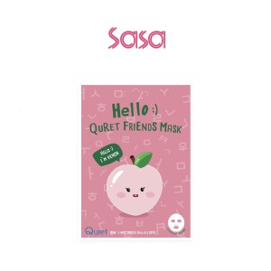 HELLO QURET FRIENDS MASK (PEACH) 1'S