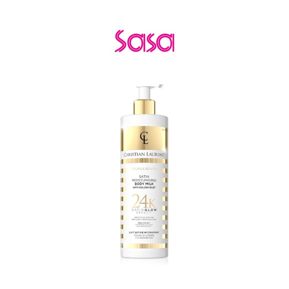 SATIN MOISTURISING BODY MILK WITH GOLDEN DUST 350ML SATIN MOISTURISING BODY MILK WITH GOLDEN DUST 350ML
