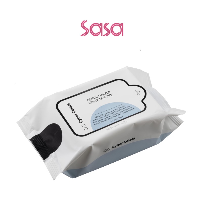 GENTLE MAKEUP REMOVER WIPES 30PCS