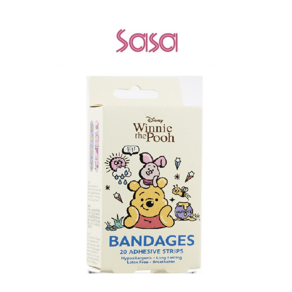 WINNIE T POOH BANDAGES 20PC