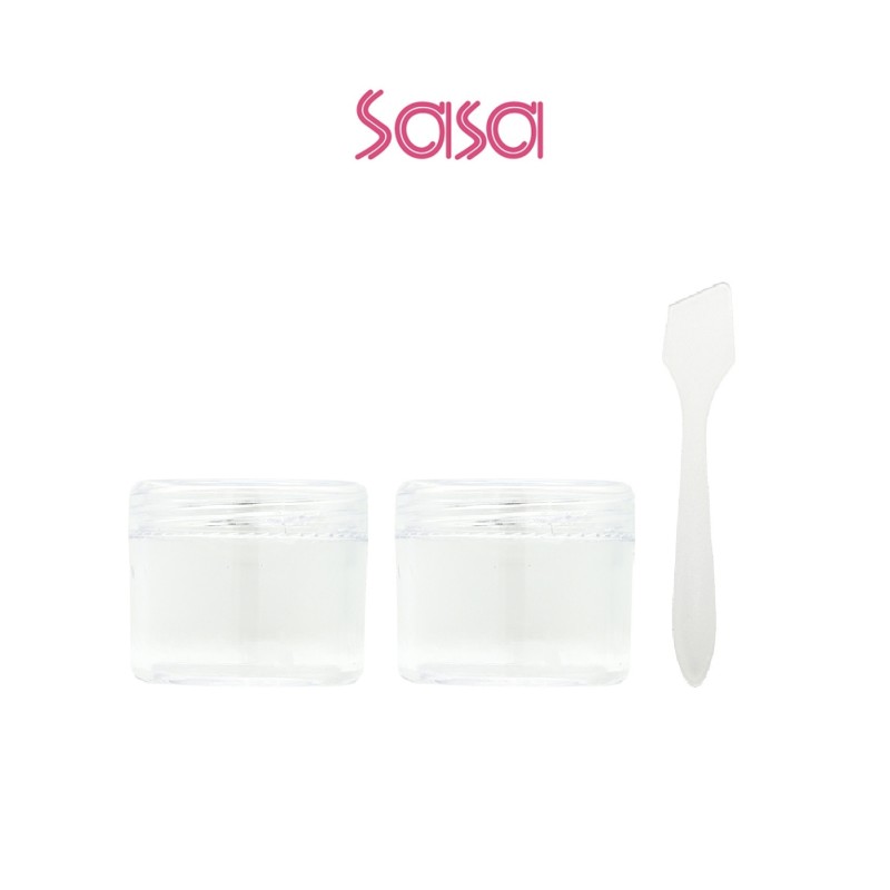 CREAM BOX WITH SPATULA 15MLX2