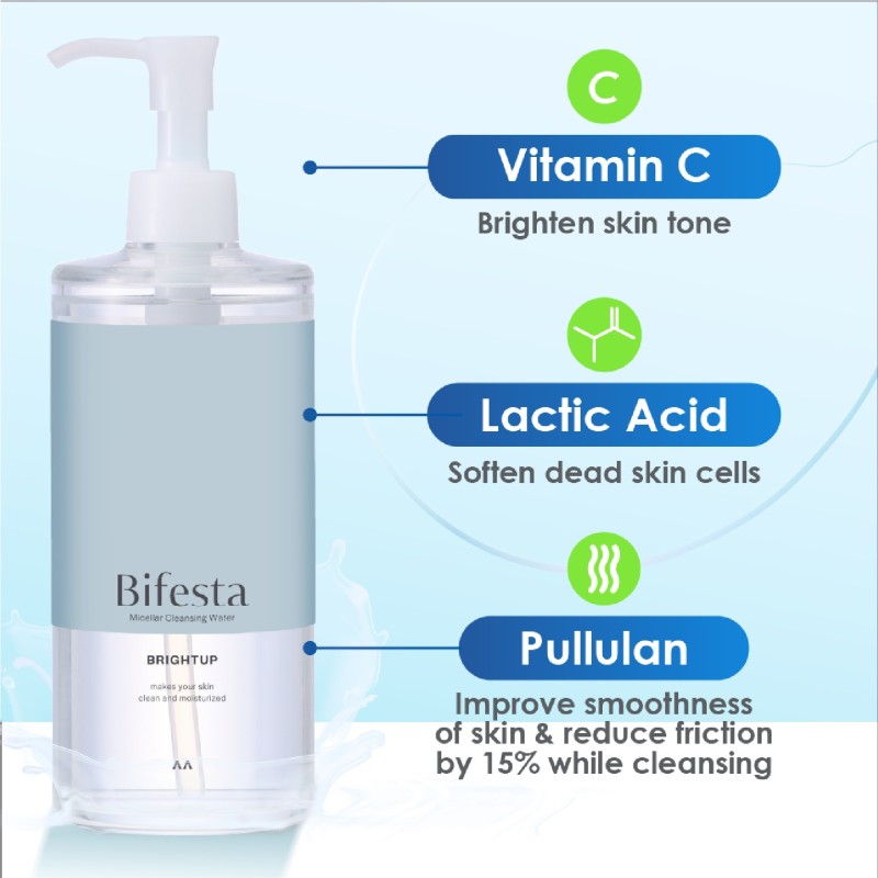 BIFESTA MICELLAR CLEANSING WATER BRIGHTUP 90ML