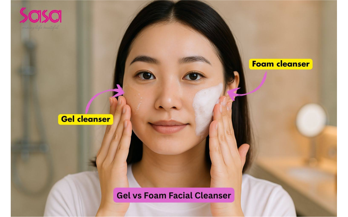 Gel vs Foam Facial Cleanser: Which Is Right for Your Skin Type?