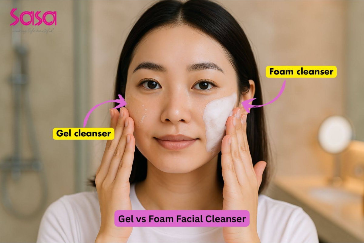 Gel vs Foam Facial Cleanser: Which Is Right for Your Skin Type?