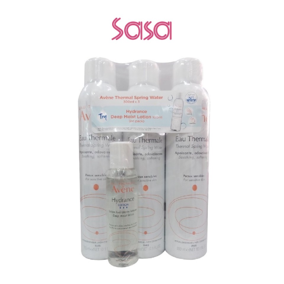 THERMAL SPRING WATER 300ML X 3 + HYDRANCE DEEP MOIST LOTION 100ML THERMAL SPRING WATER 300ML X 3 + HYDRANCE DEEP MOIST LOTION 100ML