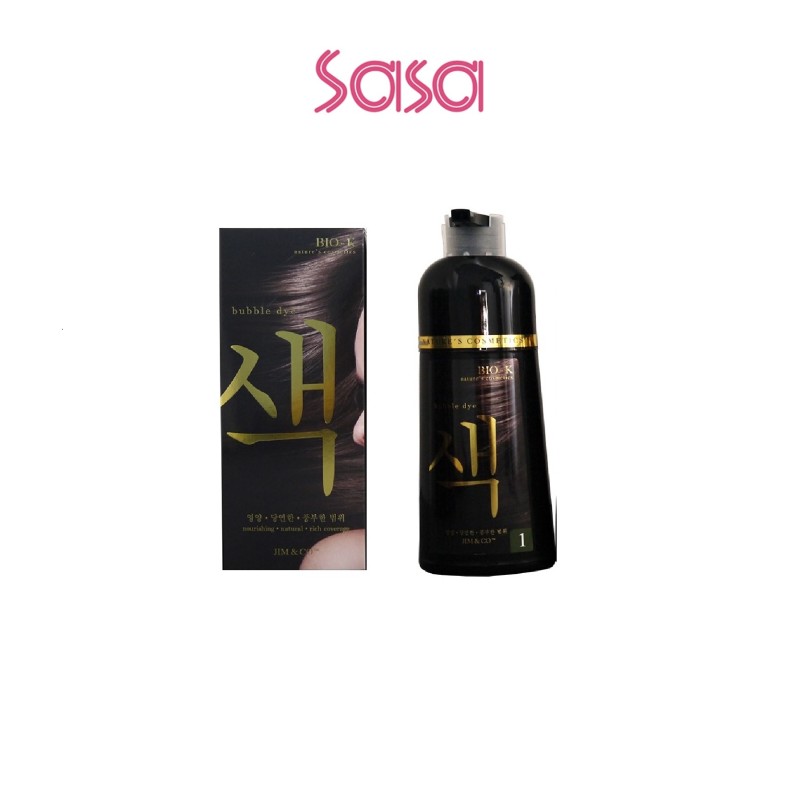 BUBBLE DYE HAIR COLOR SHAMPOO 320ML