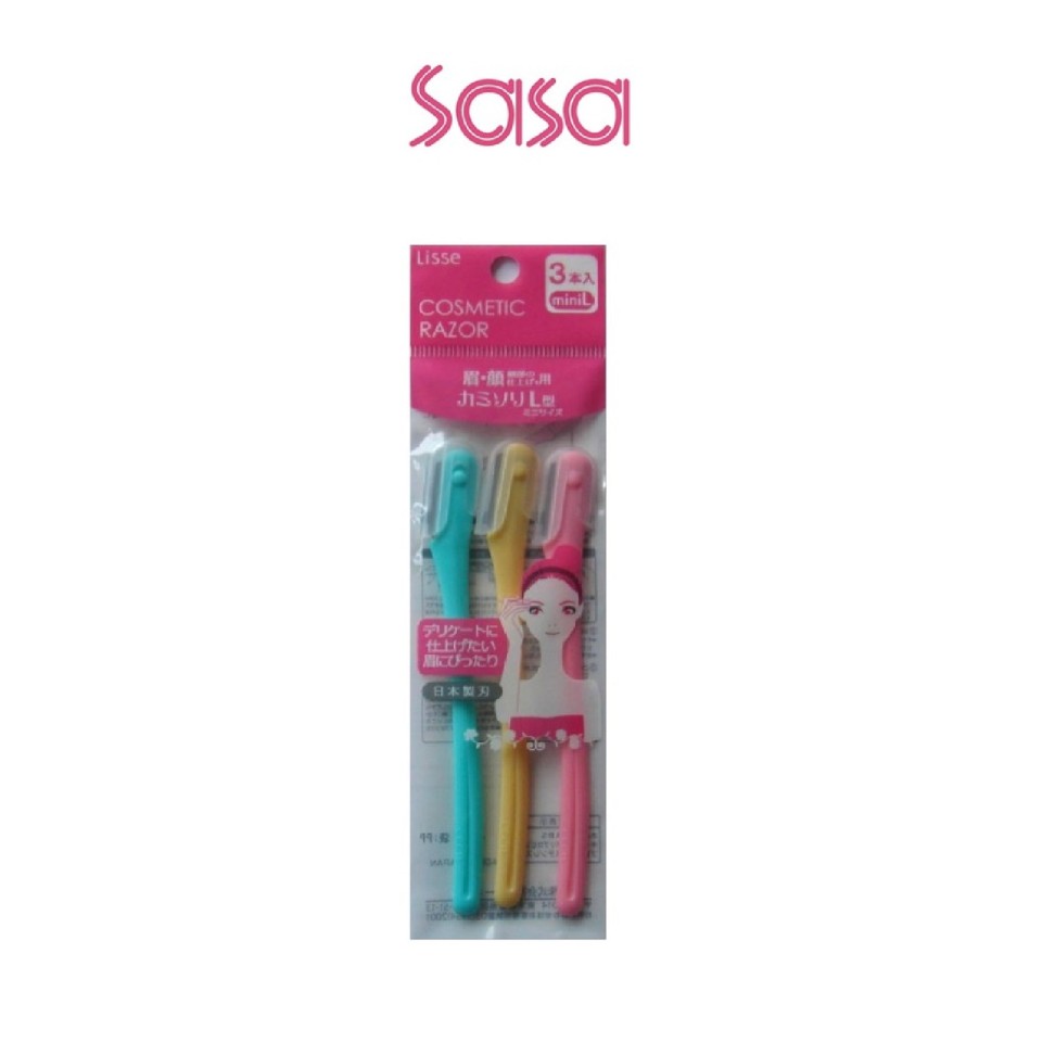 COSMETIC RAZOR MAKE UP FACIAL BLADE EYEBROW KNIFES 3S