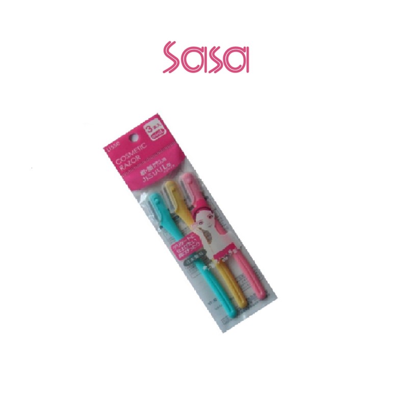 COSMETIC RAZOR MAKE UP FACIAL BLADE EYEBROW KNIFES 3S