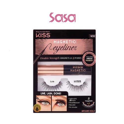 KISS MAGNETIC EYELINER & LASH KIT (01 BLACK)