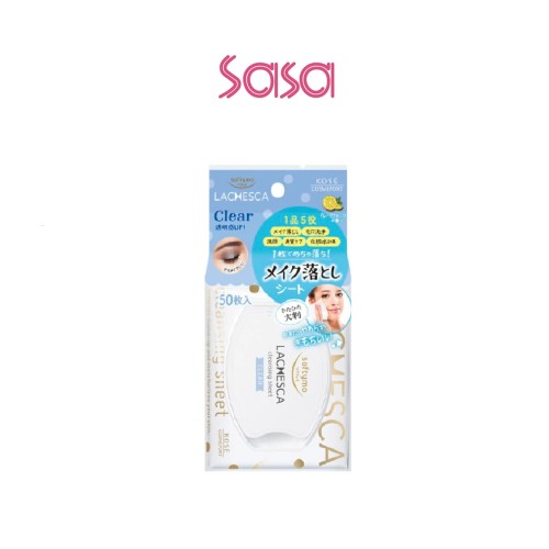 SOFTYMO LACHESCA CLEANSING SHEET CLEAR 50S SOFTYMO LACHESCA CLEANSING SHEET CLEAR 50S