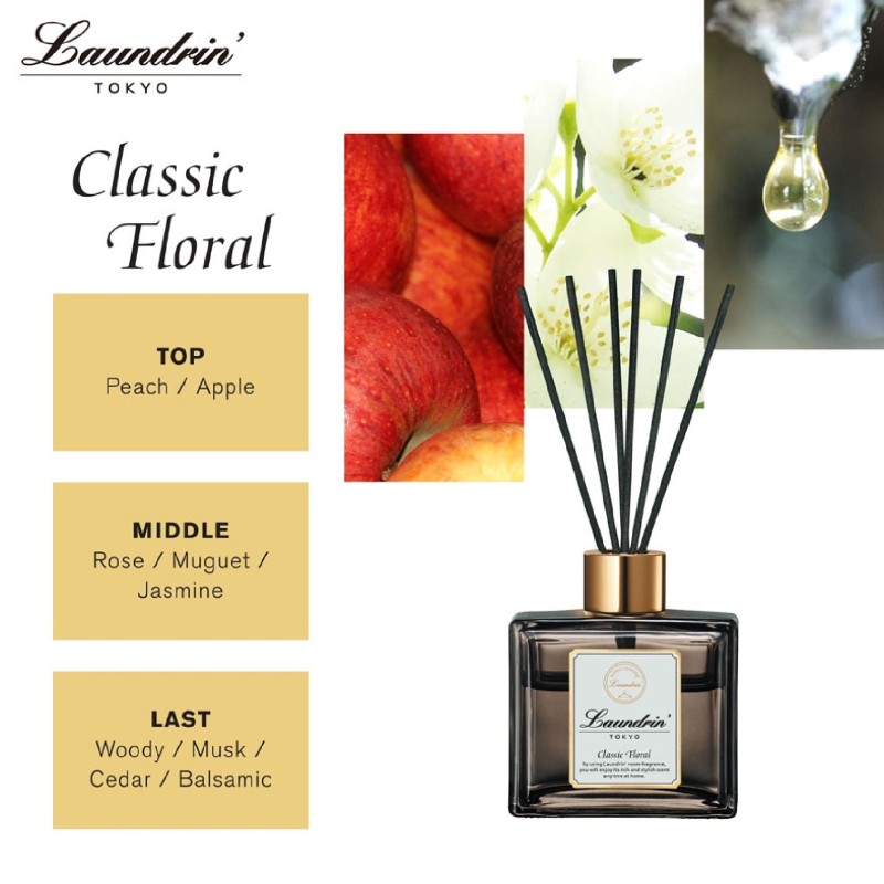 ROOM DIFFUSER 80ML (CLASSIC FLORAL)