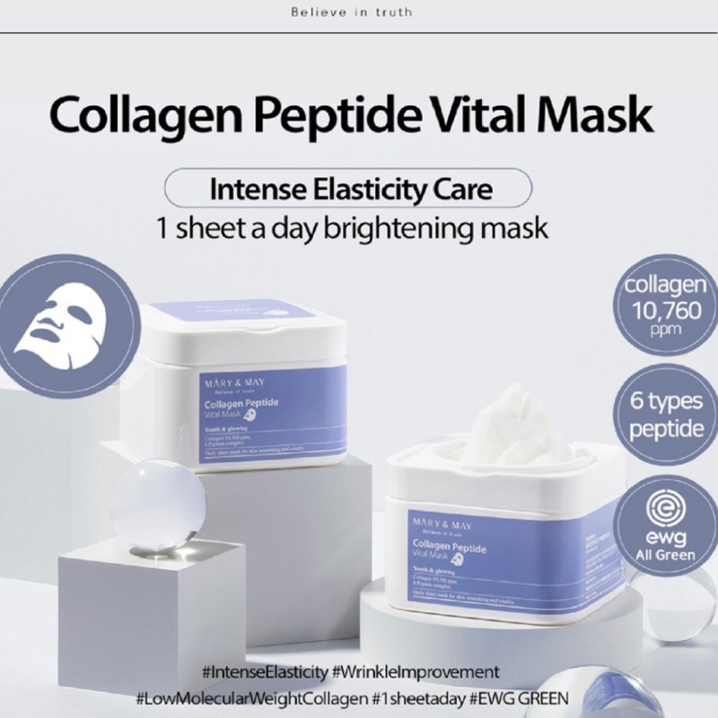 COLLAGEN PEPTIDE VITAL MASK 30PCS