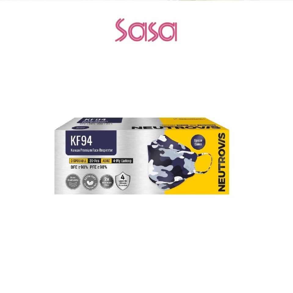 KF94 KOREAN PREMIUM FACE RESPIRATOR 20S