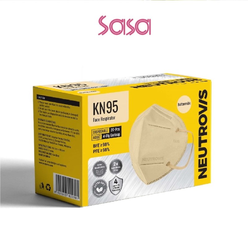 KF94 KOREAN PREMIUM FACE RESPIRATOR 20S