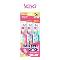 MIRACLE CATCH TOOTHBRUSH VALUE PACK SOFT 3S