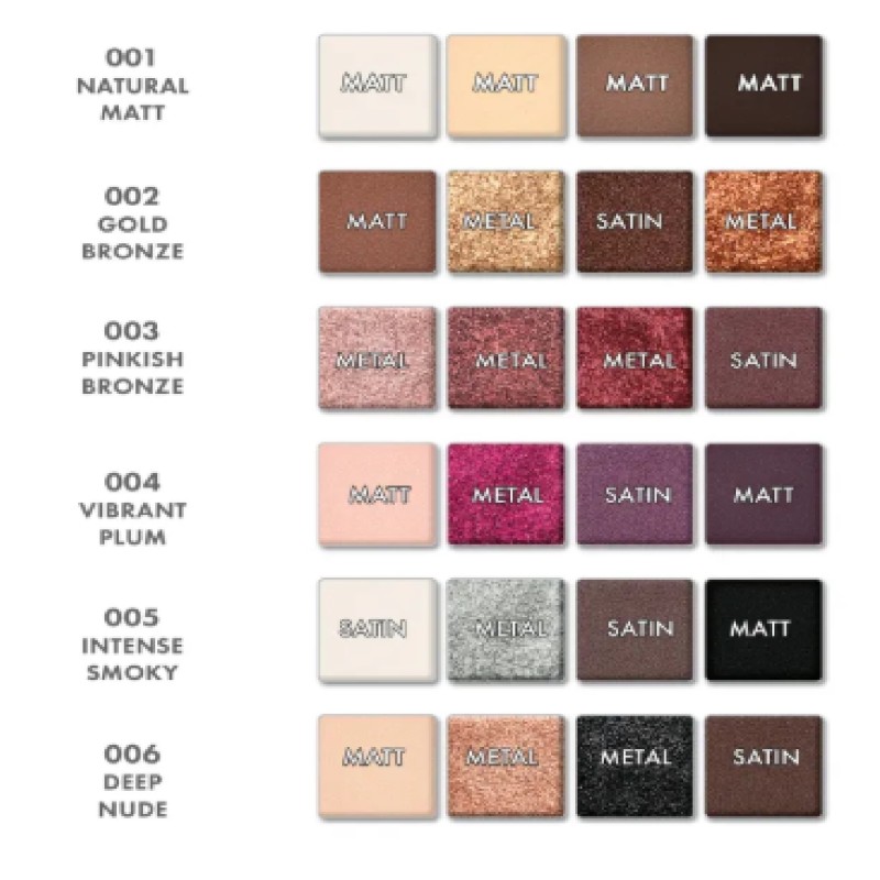 VAMP! 4 EYESHADOW PALETTE