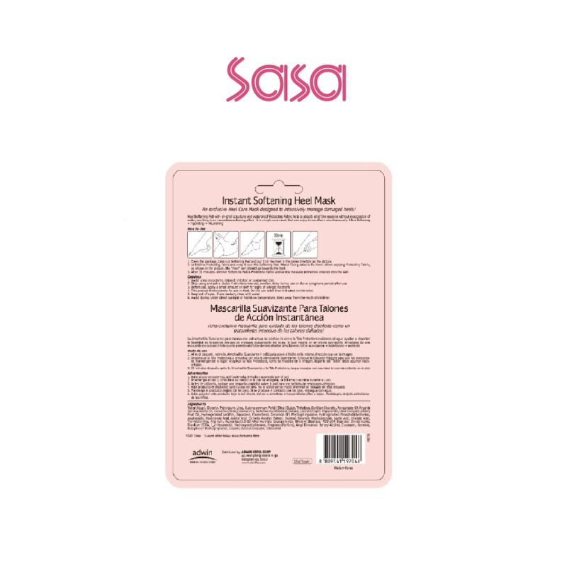 INSTANT SOFTENING HEEL MASK 1'S
