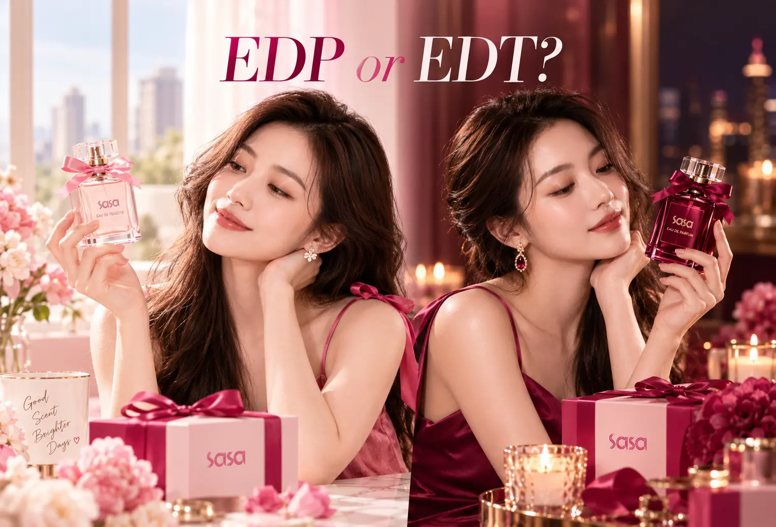 eau de parfum vs eau de toilette fragrance concentration comparison