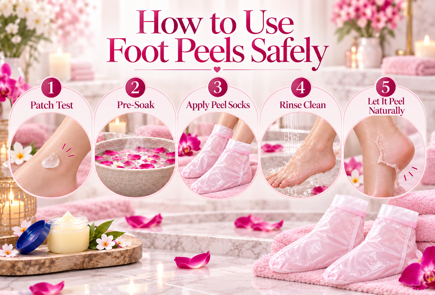 How to Use Foot Peels Safely