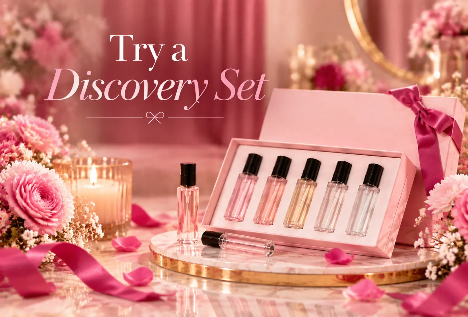 perfume discovery set gift for exploring different fragrances