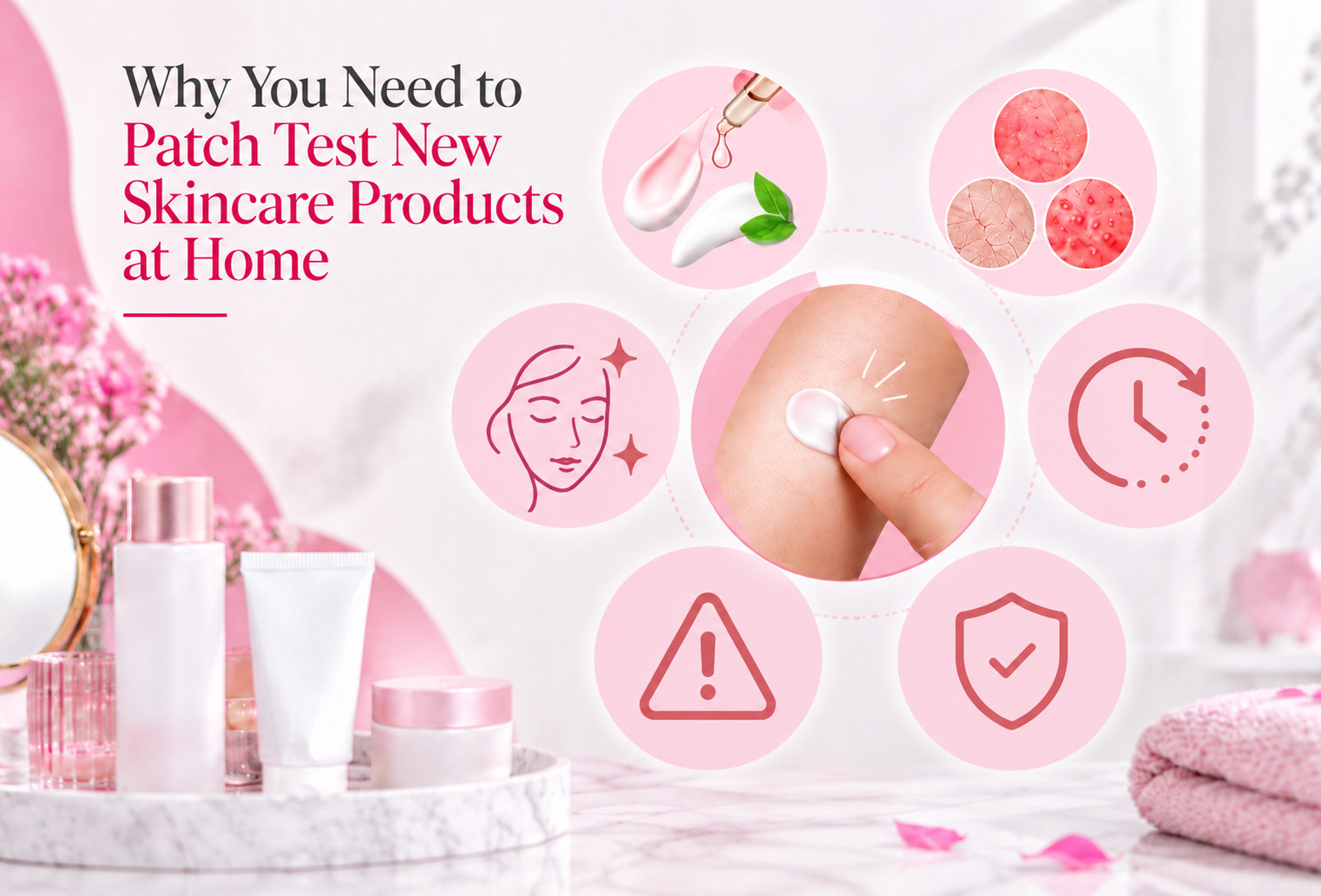 why patch test new skincare products at home