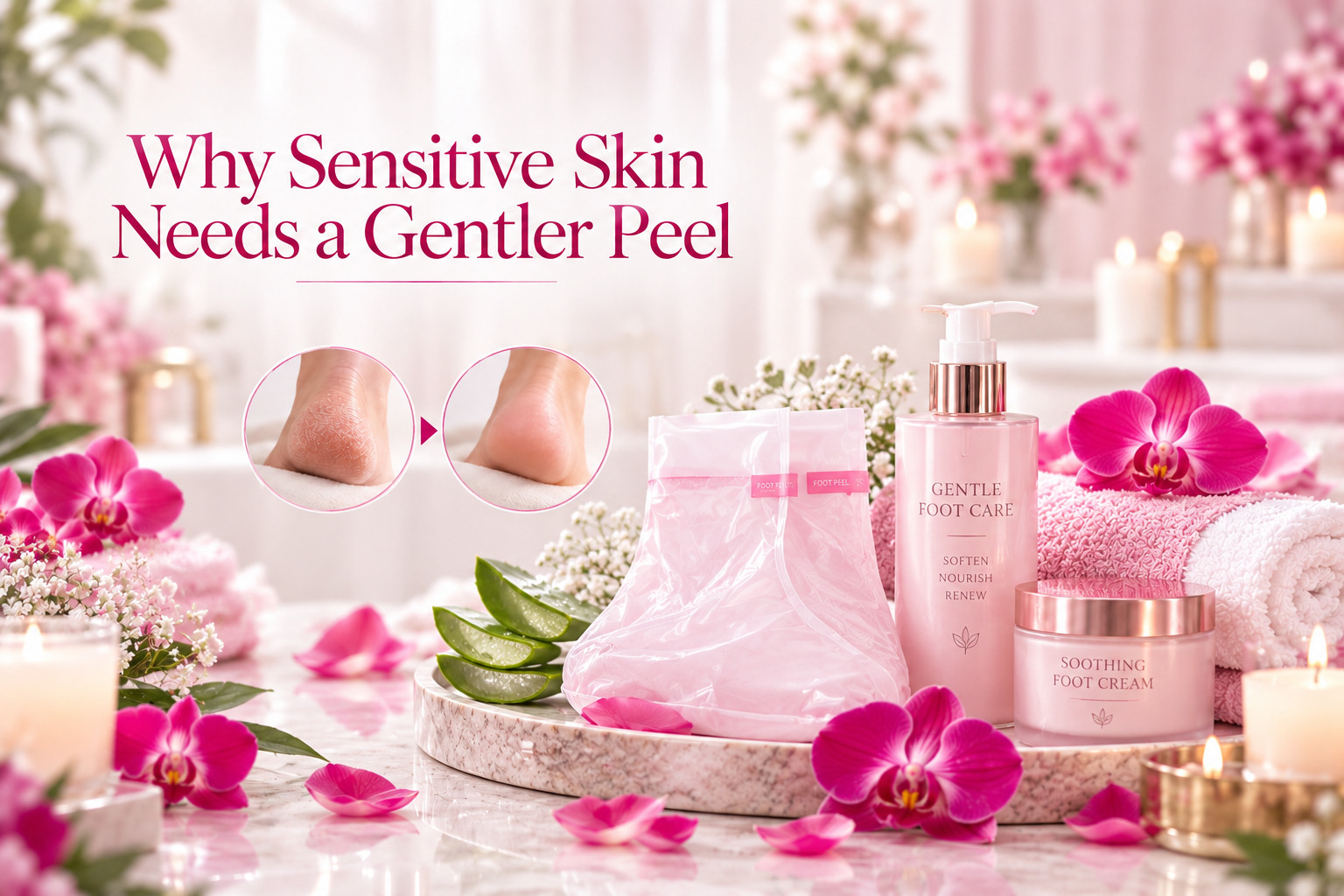 Why Choose Foot Peels for Sensitive Skin